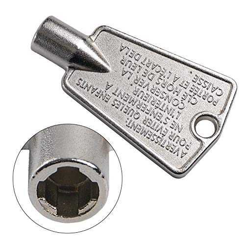 2 Pack Freezer Door Key for Frigidaire/Kenmore – Model 216702900 Metal