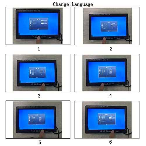 7 Inch Monitor HDMI - 1024x600 HD TFT LCD Screen Display AV VGA Input Built in Speaker for Raspberry Pi 3 Model B+ 3B CCTV Computer PC DVR Car