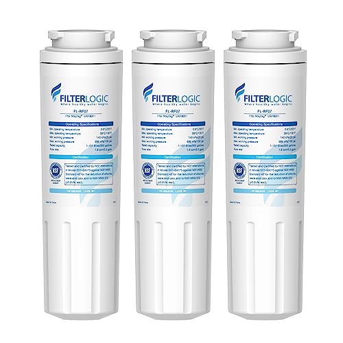 Filterlogic UKF8001 Water Filter Replacement Pack of 3 for EveryDrop Filter 4