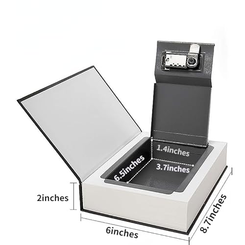 Real Paper Transfer Book Safe, Combination Lock,Hollow with Secret Hidden Compartment (Les Miserables-Combination)