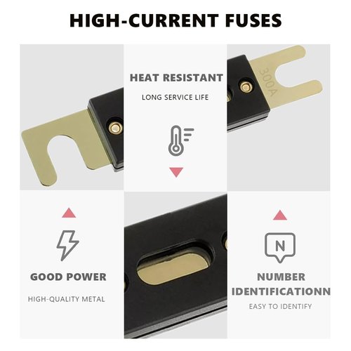 60 Amp ANL Blade Fuse 4Pcs for Car Audio and Video System (60A ANL Fuse)