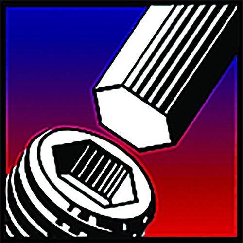 EKLIND 21159 Classic Steel Handle Fold-up Hex Key allen wrench - 5pc set Metric MM sizes 4-10