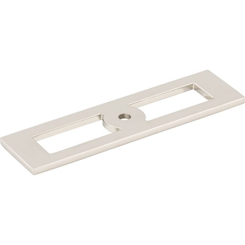 Top Knobs TK922BSN Top Knobs TK922 Hollin 3-3/4 Inch Center to Center Backplate for Cabinet Knobs from The Lynwood Series