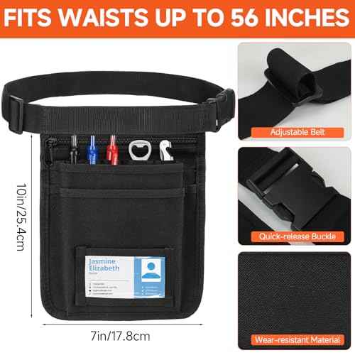 Server Waist Pouch,Restaurant Waitress Accessories Bag,Utility Money Bag Working Serving Apron for Waiter Waitress