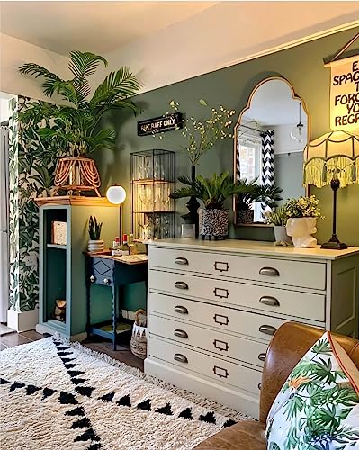 Dimoon Dark Green Peel and Stick Wallpaper Contact Paper 17.7" x 118" - Eco-Friendly Self-Adhesive Wall Covering for Kitchen Cabinets & Walls
