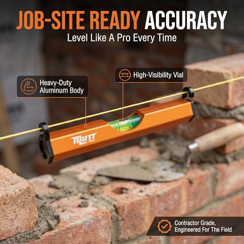 3 Inch Aluminum String Line Level for Masonry & Construction