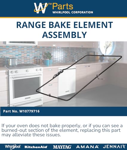 Whirlpool W10779716 Bake Element for Electric Ranges – OEM Replacement
