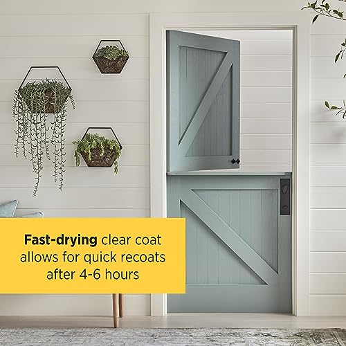 Minwax Fast Drying Polyurethane Spray - Clear Satin Wood Finish, 11.5 oz, Variation 1
