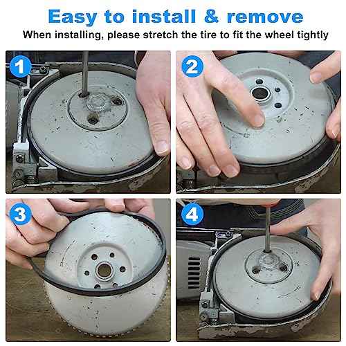 45-69-0030 Band Saw Tire FOR Mil BandSaw Compact Pulley Tires 2629-20 6242-6 2429-20 (4.0" Diameter Tires)- 2 Pack