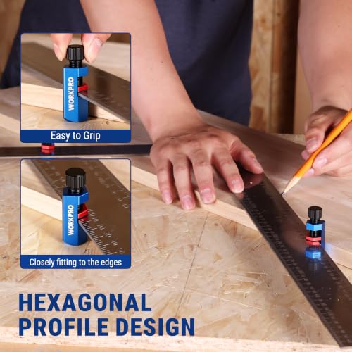 WORKPRO 2-Pack Tall Stair Gauges for Framing & Speed Squares