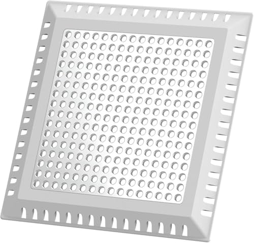 Aojuxix Gray 4 Inch Shower Drain Hair Catcher Drain Strainer Cover