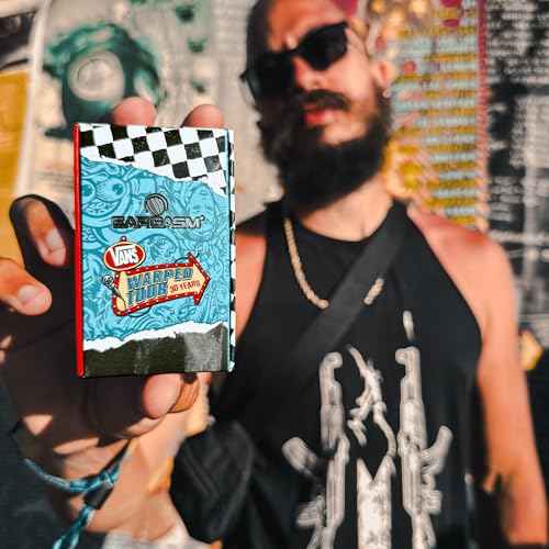 Eargasm High Fidelity Earplugs: Warped Tour Festival Edition - Noise Reducing Ear-Plugs for Hearing Protection at Music Festivals, Loud Environments, Concerts, Live Events, Sporting Events