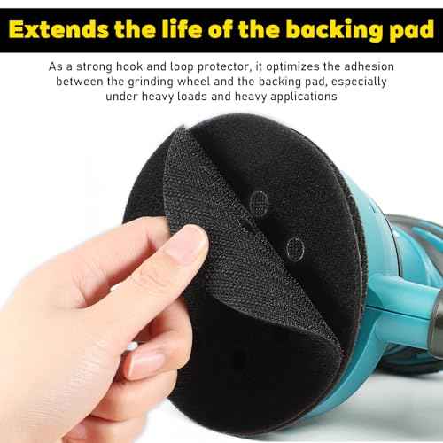 4 Pcs 5 inch 8 Hole Hook and Loop Pad Interface 5¡± Orbital Sander Pad for 5 inch Orbital Sander Multi Hole Pads Protector Extends The Backing pad¢¥s Lifetime for Random Orbitals Sanders Pads