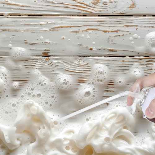 Giantree 10 Spray Foam Nozzles, Fine Expansion Foams Nozzles, Sprays Foams Replacement Tube, Nozzle Tips, Foam Glue Tubes, Disposable Glue Tubes, Caulking Suitable for DIY Spray Painting(Tube Type)