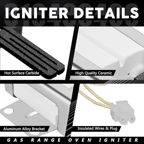 Vypart 316489403/316489400 Oven Bake Igniter for Kenmore Frigidaire Gas Range – 79071389703 79071394700 Compatible