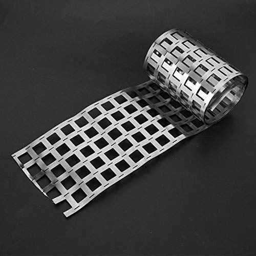 6P Nickel Plating Strip, 1m Nickel Plated Steel Strip for 18650 Lithium Battery Pack Spot Welding (6P 0.15 * 107.5mm)