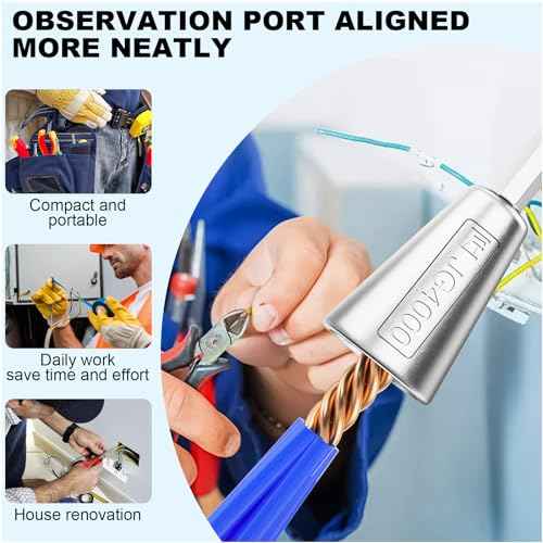 Wire Twister Tool for Drill, Drill Wire Twister, Wire Twister Wire Connector Wire Twisting Tool, Wire Nut Twister for Electrical Power Drill (2)