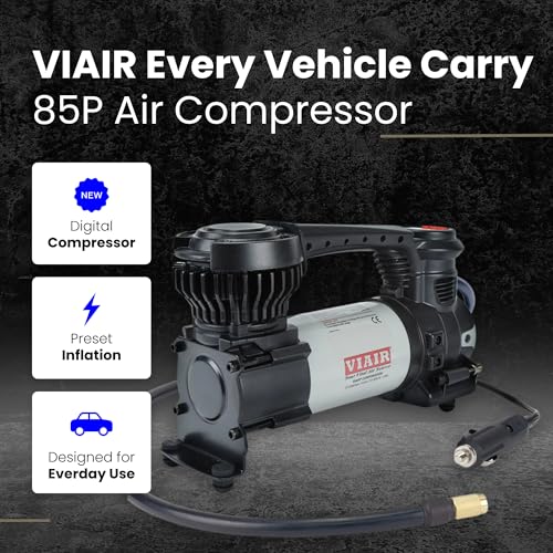VIAIR EVC85P Digital 12V Tire Inflator with Auto Shut-Off & Twist-On Chuck