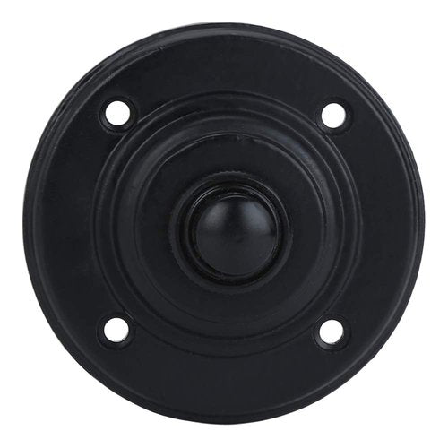 STALLION HARDWARE Iron Doorbell Push Button Black Powder Coat Finish W ...