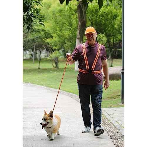 zojo Reflective Vest | Lightweight, Adjustable & Elastic | Safety & High Visibility for Running, Jogging, Walking,Cycling | Fits Outdoor Clothing (1 Pack, Neon Orange)