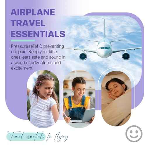 Kids Ear Protection Kids Ear Plugs (6-12yrs) - Reusable Everyday Noise Relief for Child Adult with Small Ear Canal, for Focus, Anxiety, Stress, School, Home, Playtime ?26 dB Noise Reduction Earplugs