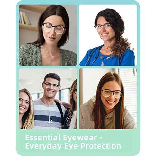 LianSan Oversize Anti-Fog Safety Glasses for Nurses, Z87.1 Certified Goggles for Women, Square UV Protection