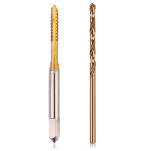 M3 x 0.5 Spiral Point Thread Tap and 2.5mm Drill Bit Set - Drill and Tap Set Tools