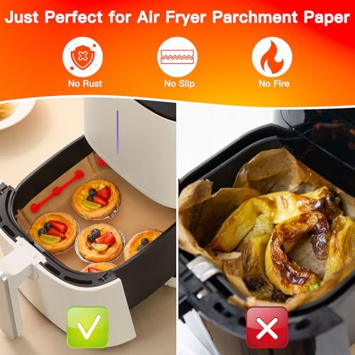 K Kernowo 12Pcs Air Fryer Parchment Paper Magnets - Upgraded Strong Magnetic Buckles