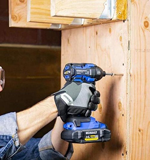 Kobalt XTR 24-Volt Max 1/4-in Variable Speed Brushless Cordless Impact Driver (1-Battery Included)
