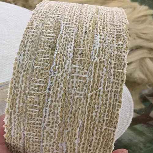 ?????????????? 6" x 1" Spiral Sewn Rigid Sisal Buffing Wheel - 5/8 Inch Arbor Hole Rigid Sisal Buffing Polishing Wheel for Bench Grinder, Die Grinder