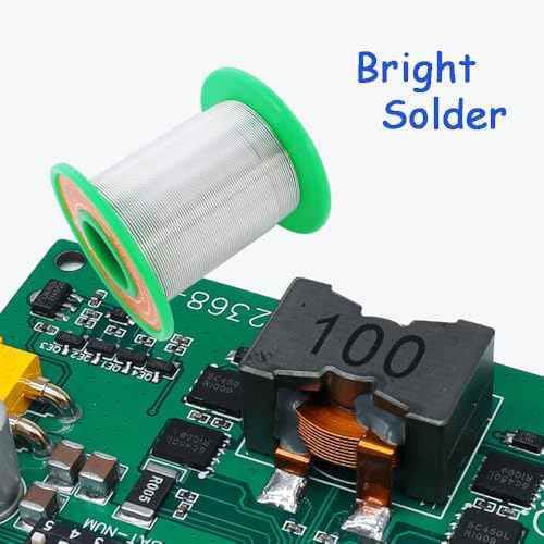 Lead Free Electronics Solder Wire 1.2mm 200g, Rosin Flux Core Electric Solder Wire Alloy Sn99 Ag0.3 Cu0.7 No Clean 0.05 Electronic Soldering Easy Flow Unlead Solder Wire No Lead