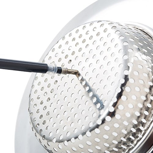 Fengbao 2-Pack Stainless Steel Kitchen Sink Strainer 4.5" Large Wide Rim