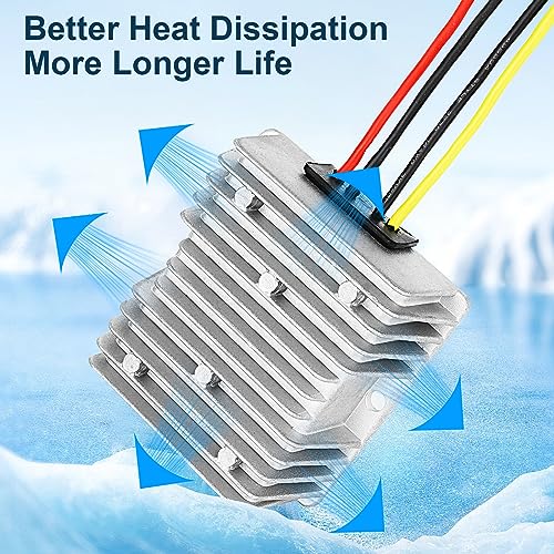 DC 16V-58V to 12V 10A 120W Step-Down Voltage Converter Waterproof Regulator