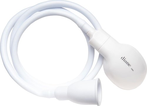 Diane Portable Shampoo Spray Hose – Sink Hose Nozzle for Washing Hair – 43” – White – D880