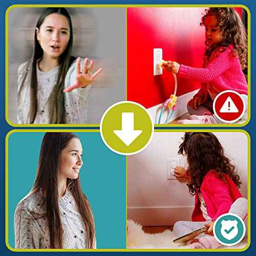 Clear Outlet Covers (50 Pack) Value Pack ? Baby Safety Outlet Plug Covers ? Durable & Steady ? Child Proof Your Outlets Easily