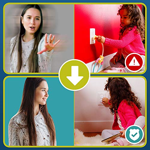 Wappa Baby Clear Outlet Covers 50 Pack – Childproof Electrical Outlets, Durable & Steady