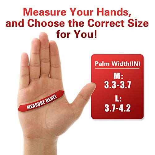 THOMEN 4 PCS (M+L) Cut Resistant Gloves Level 5 Protection for Kitchen, Upgrade Safety Anti Cutting Gloves for Meat Cutting, Wood Carving, Mandolin Slicing and More