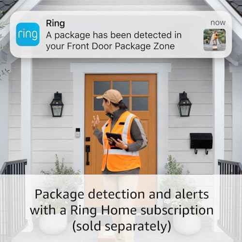 Ring Battery Doorbell Plus | Head-to-Toe HD+ Video, motion detection & alerts, and Two-Way Talk