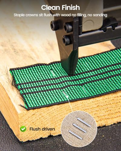 Meite 71/04 Upholstery Staples 22 Gauge 3/8-Inch Crown, 3/16-Inch Leg, Galvanized, 1 Box - 10,020 Counts