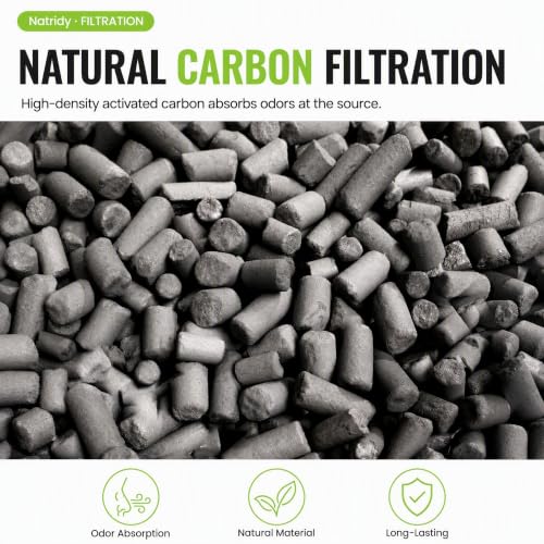 Natridy Replacement Activated-Carbon Filter for CYF01 Electric Kitchen Composter – 600g, 3 Months, Filter Bag