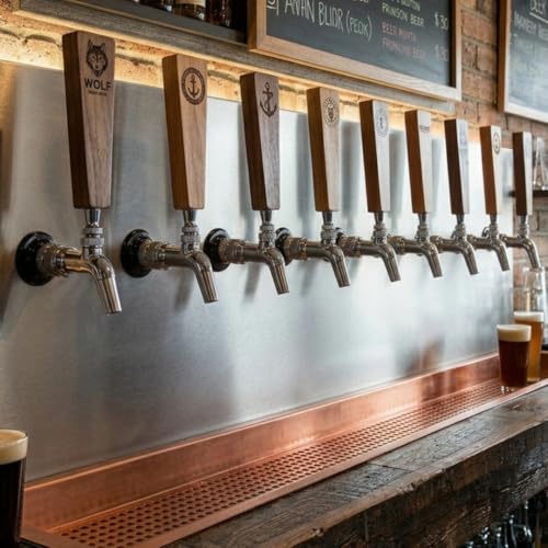 Forward Sealing 304 Stainless Steel Beer Faucet Tap for Kegerator