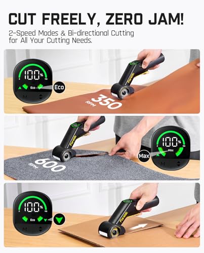 Fanttik C10 Pro Electric Cardboard Cutter Rotary Box Cutter with Digital Display