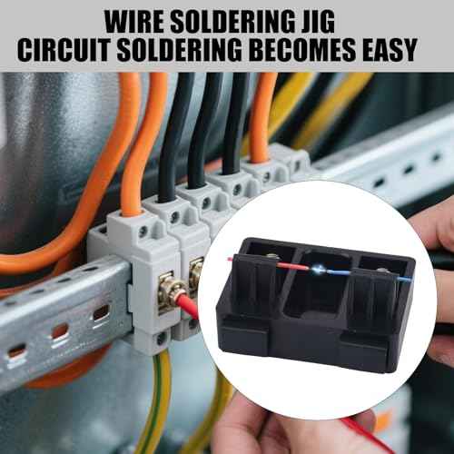 Electric Wire Welding Fixture, Adjustable Spring Design Electrode Wire Holder for Soldering ABS Plastic Solder Helping Hands for Automotive Repair Electrical Work MIG TIG Accessories