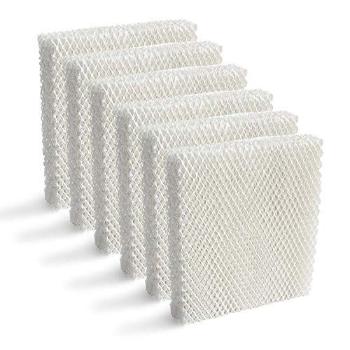 Lemige 6 Pack Replacement Filters T for Honeywell HFT600T/HFT600PDQ HEV-600 HEV615 HEV620 (White 6 Pack)