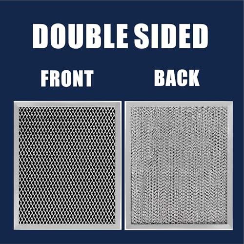 SUBSTIGO 41F Range Hood Filter 8.75 x 10.5 in - Grease Mesh + Charcoal Carbon, 97007696 Replacement