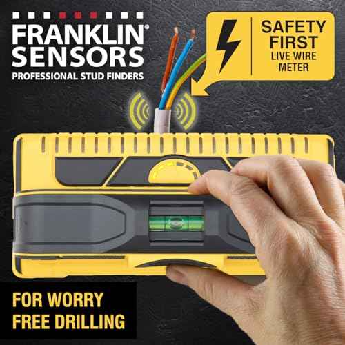 Franklin Sensors Prosensor M210 Stud Finder With 13-Sensors, Wood & Metal Stud Detector/Wall Scanner, Live Wire Detection, Made in the USA