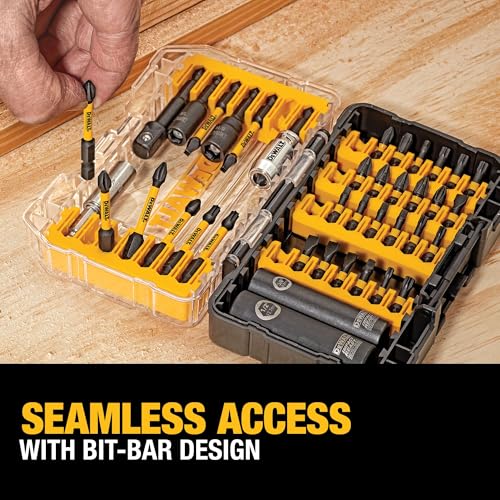 DEWALT 40-Piece Impact-Ready FlexTorq Screwdriver Bit Set with Storage Case, One Size