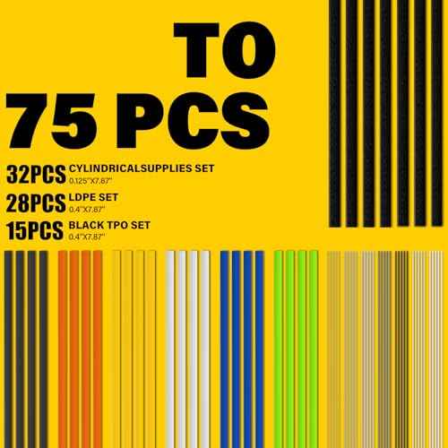 Allturn 110V-100W Plastic Welder, Plastic Welding Repair Iron Kit for Car Bumper Dashboard Kayak Canoe Tank Repairs.