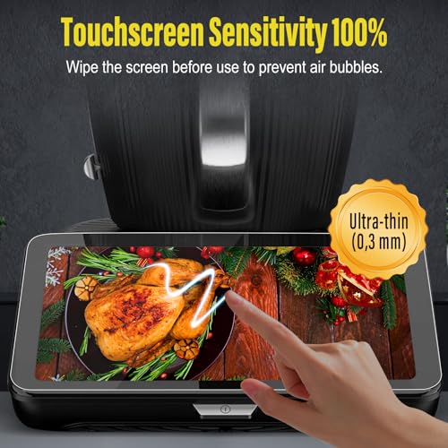 SkingHong 1PC Tempered Glass Screen Protector for Thermomix TM7 – Ultra-thin, 9H Scratch-Resistant