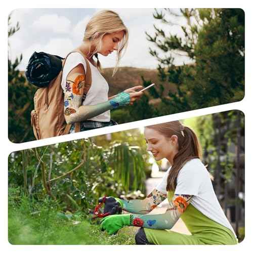 Gardening Sleeves for Women Farm Sun Protection Thorn Proof Cooling Arm Sleeves to Cover Arms for Garden Sports